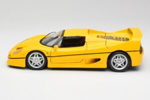 Ferrari F50 Giallo Modena Maisto 1:18 F50001 Metalas - nuotrauka 4 iš 8