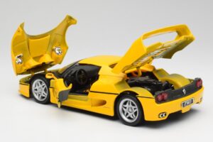 Ferrari F50 Giallo Modena Maisto 1:18 F50001 Metalas - nuotrauka 5 iš 8