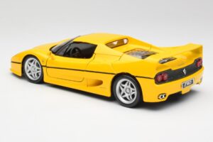 Ferrari F50 Giallo Modena Maisto 1:18 F50001 Metalas - nuotrauka 7 iš 8