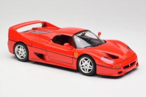 Ferrari F50 Hardtop Raudonas Bburago 1:18 3362 Metalas - nuotrauka 6 iš 8
