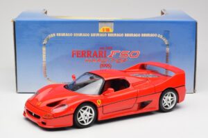 Ferrari F50 Hardtop Raudonas Bburago 1:18 3362 Metalas - nuotrauka 8 iš 8