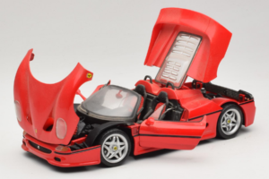 Ferrari F50 Spider Raudonas Shell Maisto 1:18 3076-M1 Metalas - nuotrauka 2 iš 8