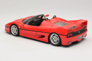 Ferrari F50 Spider Raudonas Shell Maisto 1:18 3076-M1 Metalas - nuotrauka 7 iš 8