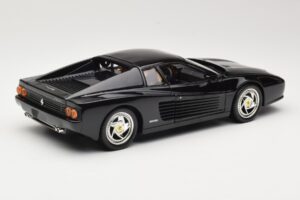 Ferrari F512M Juodas Hot Wheels 1:18 23922 Metalas - nuotrauka 3 iš 8