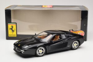 Ferrari F512M Juodas Hot Wheels 1:18 23922 Metalas - nuotrauka 8 iš 8