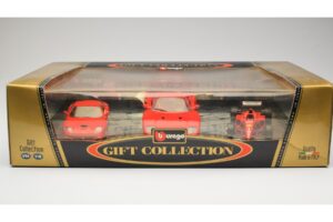 Ferrari Promo Set F40 550 Maranello Scuderia Ferrari F310 F1 1996 Bburago 1:18 FERRARI001 Metalas - nuotrauka 2 iš 2