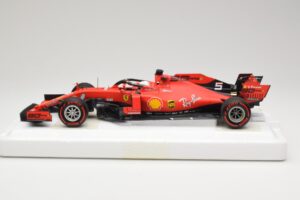 Ferrari SF90 #5 S. Vettel Italian GP Monza 2019 BBR 1:18 BBR191835 Derva - nuotrauka 3 iš 6