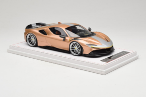 Ferrari SF90 Novitec Auksinis Sidabrinis Juosta IVY 1:18 REMC028 Derva - nuotrauka 4 iš 7