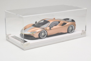 Ferrari SF90 Novitec Auksinis Sidabrinis Juosta IVY 1:18 REMC028 Derva - nuotrauka 6 iš 7
