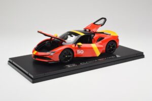 Ferrari SF90 Stradale #50 24 Hours of Le Mans 2024 Bburago 1:18 18-16035 Metalas - nuotrauka 2 iš 9