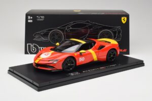 Ferrari SF90 Stradale #50 24 Hours of Le Mans 2024 Bburago 1:18 18-16035 Metalas - nuotrauka 9 iš 9