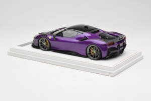 Ferrari SF90 Stradale Novitec Purple Metallic IVY 1:18 REMC021 Derva - nuotrauka 5 iš 7