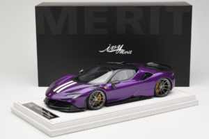 Ferrari SF90 Stradale Novitec Purple Metallic IVY 1:18 REMC021 Derva - nuotrauka 7 iš 7