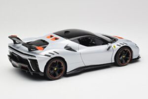 Ferrari SF90 XX Stradale Arctic White Bburago 1:18 18-16020W Metalas - nuotrauka 3 iš 8