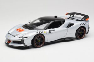 Ferrari SF90 XX Stradale Arctic White Bburago 1:18 18-16020W Metalas