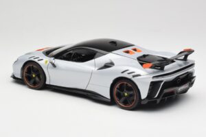 Ferrari SF90 XX Stradale Arctic White Bburago 1:18 18-16020W Metalas - nuotrauka 7 iš 8