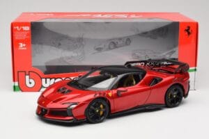 Ferrari SF90 XX Stradale Magma Red Bburago 1:18 18-16020R Metalas - nuotrauka 8 iš 8