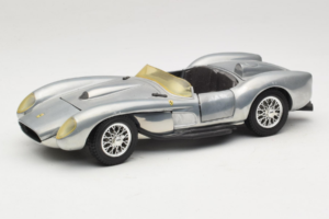 Ferrari Testa Rossa Chrome Silver Hot Wheels 1:18 25737 Metalas