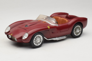 Ferrari Testa Rossa Tamsiai Raudonas Shell Shell 1:18 40026 Metalas
