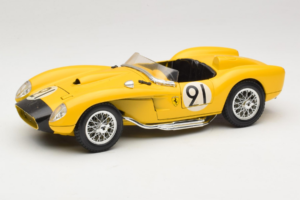 Ferrari 250 Testa Rossa #91 Geltonas Riboto Leidimo Bburago 1:18 3007-Y1 Metalas