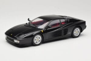 Ferrari Testarossa Juodas Kyosho 1:18 08425BK Metalas