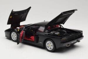 Ferrari Testarossa Juodas Kyosho 1:18 08425BK Metalas - nuotrauka 5 iš 8