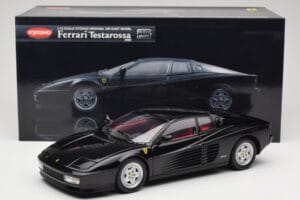 Ferrari Testarossa Juodas Kyosho 1:18 08425BK Metalas - nuotrauka 8 iš 8