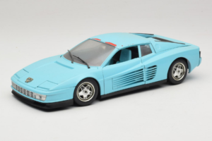 Ferrari Testarossa Borsenmodell 1997 Riboto Leidimo Mėlynas Bburago 1:18 B002 Metalas