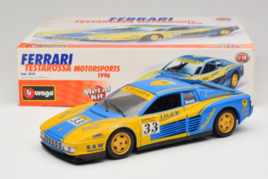 Ferrari Testarossa Bburago 1:18 7019 Metalas - nuotrauka 8 iš 8
