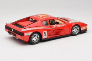 Ferrari Testarossa Brummel #5 Raudonas 1984 Bburago 1:18 3004-P1 Metalas - nuotrauka 3 iš 8