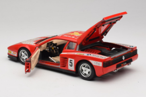 Ferrari Testarossa Brummel #5 Raudonas 1984 Bburago 1:18 3004-P1 Metalas - nuotrauka 5 iš 8