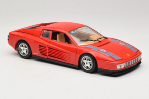 Ferrari Testarossa PPG Auto Refinish Raudonas Bburago 1:18 3039-P3 Metalas - nuotrauka 6 iš 8