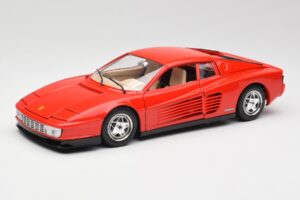 Ferrari Testarossa Raudonas Bburago 1:18 3019 Metalas