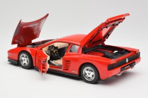 Ferrari Testarossa Raudonas Bburago 1:18 3019 Metalas - nuotrauka 5 iš 8