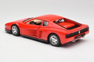 Ferrari Testarossa Raudonas Bburago 1:18 3019 Metalas - nuotrauka 7 iš 8