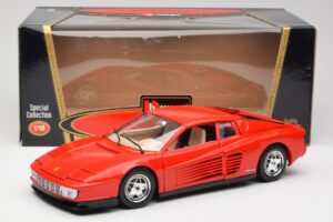 Ferrari Testarossa Raudonas Bburago 1:18 3019 Metalas - nuotrauka 8 iš 8