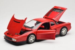 Ferrari Testarossa Raudonas Hot Wheels 1:18 23918 Metalas - nuotrauka 2 iš 8