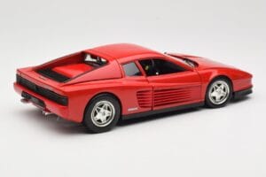 Ferrari Testarossa Raudonas Hot Wheels 1:18 23918 Metalas - nuotrauka 3 iš 8