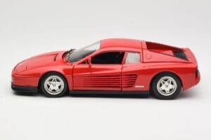 Ferrari Testarossa Raudonas Hot Wheels 1:18 23918 Metalas - nuotrauka 4 iš 8