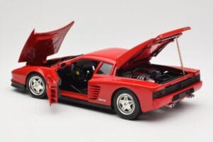 Ferrari Testarossa Raudonas Hot Wheels 1:18 23918 Metalas - nuotrauka 5 iš 8