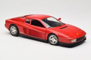 Ferrari Testarossa Raudonas Hot Wheels 1:18 23918 Metalas - nuotrauka 6 iš 8