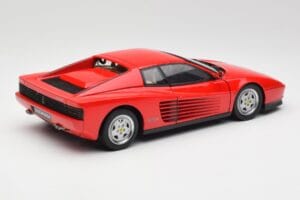 Ferrari Testarossa Raudonas Kyosho 1:18 08422R Metalas - nuotrauka 3 iš 8