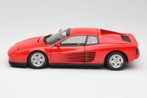 Ferrari Testarossa Raudonas Kyosho 1:18 08422R Metalas - nuotrauka 4 iš 8