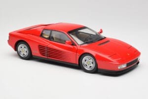 Ferrari Testarossa Raudonas Kyosho 1:18 08422R Metalas - nuotrauka 6 iš 8