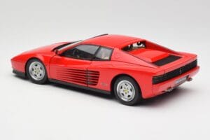 Ferrari Testarossa Raudonas Kyosho 1:18 08422R Metalas - nuotrauka 7 iš 8