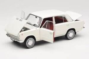 Fiat 124 Baltas IXO 1:18 18CMC205OP Metalas - nuotrauka 2 iš 8
