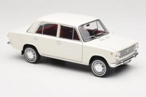 Fiat 124 Baltas IXO 1:18 18CMC205OP Metalas - nuotrauka 6 iš 8