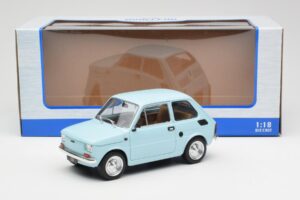 Fiat 126 Šviesiai Mėlynas MCG 1:18 MCG18415 Metalas - nuotrauka 6 iš 6