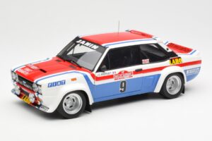 Fiat 131 Abarth Fiat France #9 J-C. Andruet / C. Delferrier Winner Rally Sanremo 1977 Kyosho 1:18 08375A Metalas