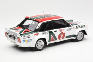Fiat 131 Abarth #3 M. Alen / I. Kivimaki Winner Rally 1000 Lakes 1980 Kyosho 1:18 08376H Metalas - nuotrauka 3 iš 8